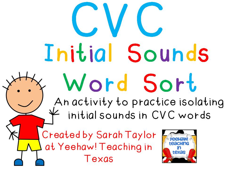 Cvc Initial Sound Sort Click To Win Sarah Chesworth