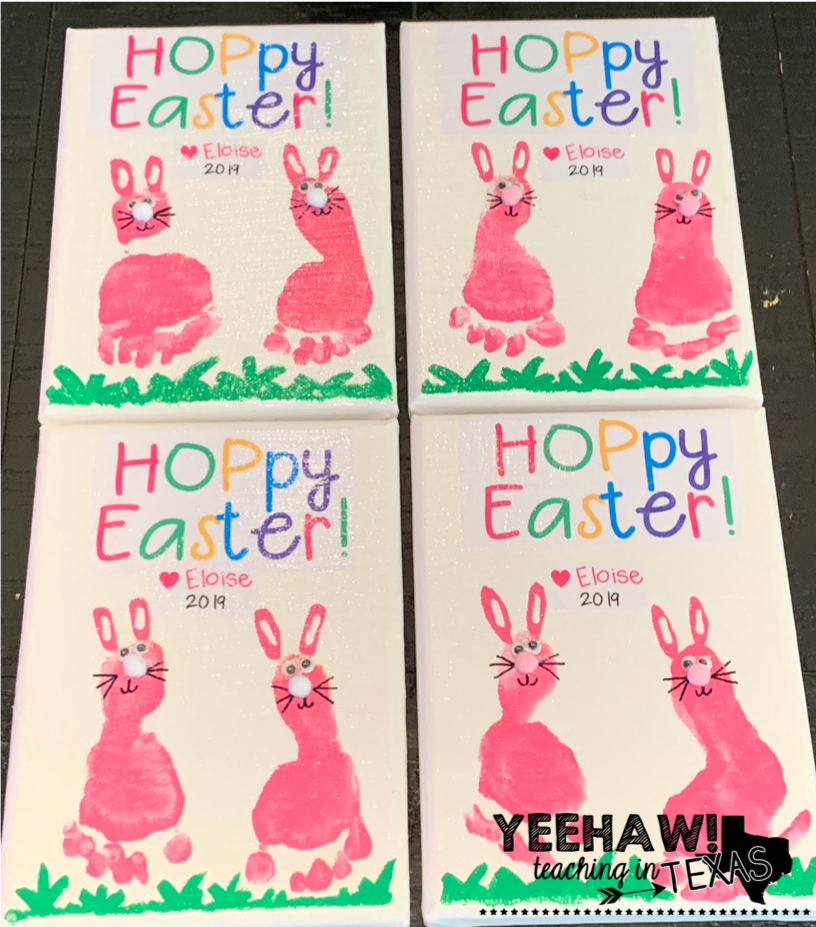 HOPpy Easter Footprint Craft - Sarah Chesworth