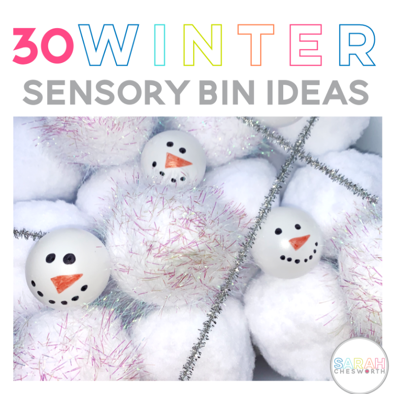 30 Winter Sensory Bin Ideas - Sarah Chesworth