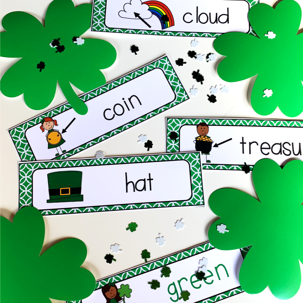 St. Patricks’s Day Word Cards