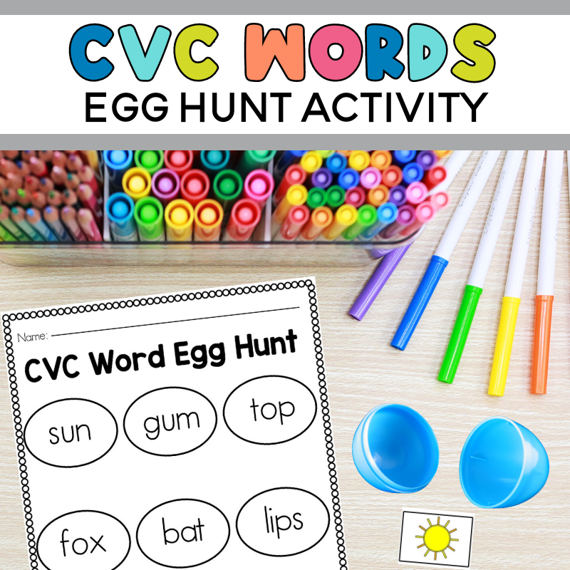 CVC Word Egg Hunt