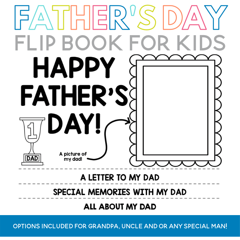 Download Father S Day Printable Flip Book Sarah Chesworth