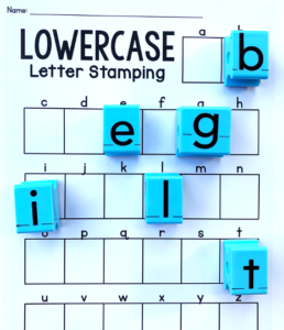 Word Work Stamping Activities - Sarah Chesworth