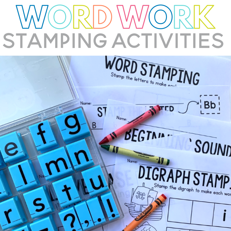 Word Work Stamping Activities - Sarah Chesworth