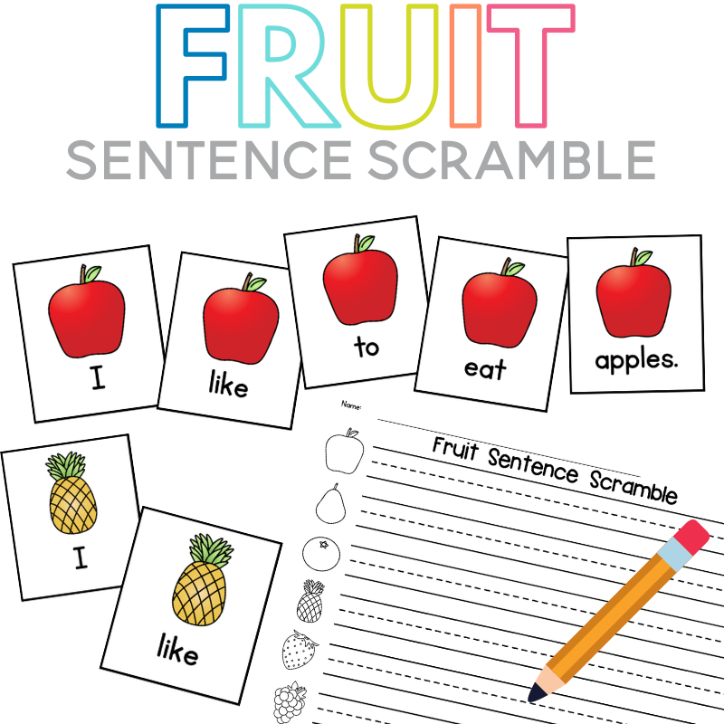 Fruit Sentence Scramble