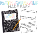 First Grade Math Journals Prompts Made Easy - Sarah Chesworth