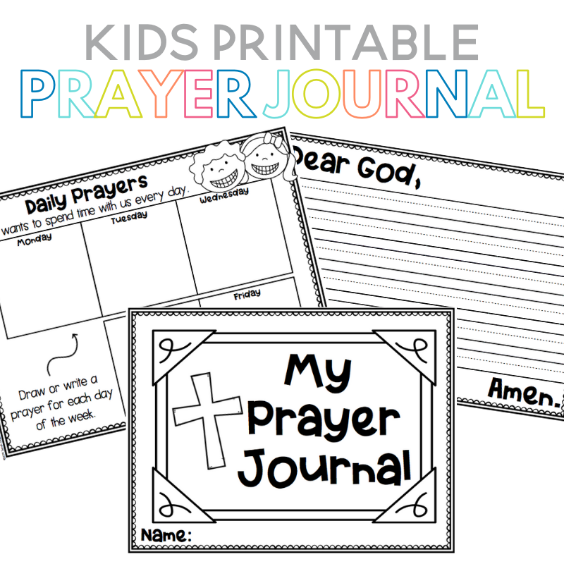 Prayer Journal Craft For Kids