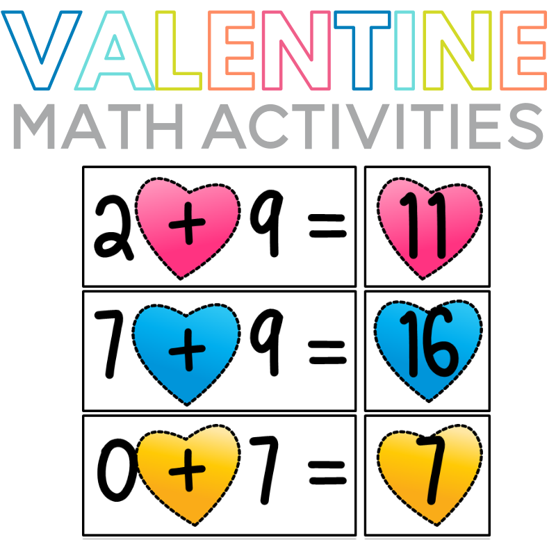 Valentine Math Activities Sarah Chesworth