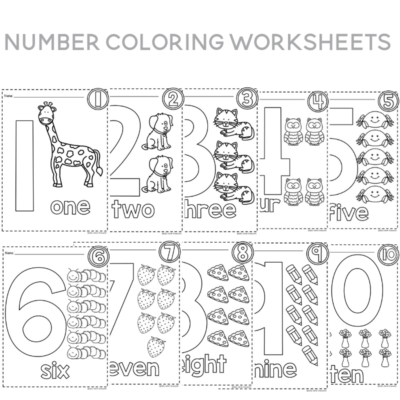 Toddler Coloring Pages - Sarah Chesworth