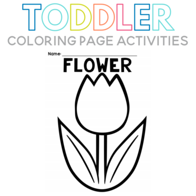 Black and white flower coloring page