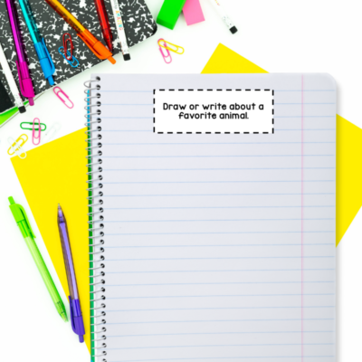 Getting Started with Preschool Writing Journals - Sarah Chesworth
