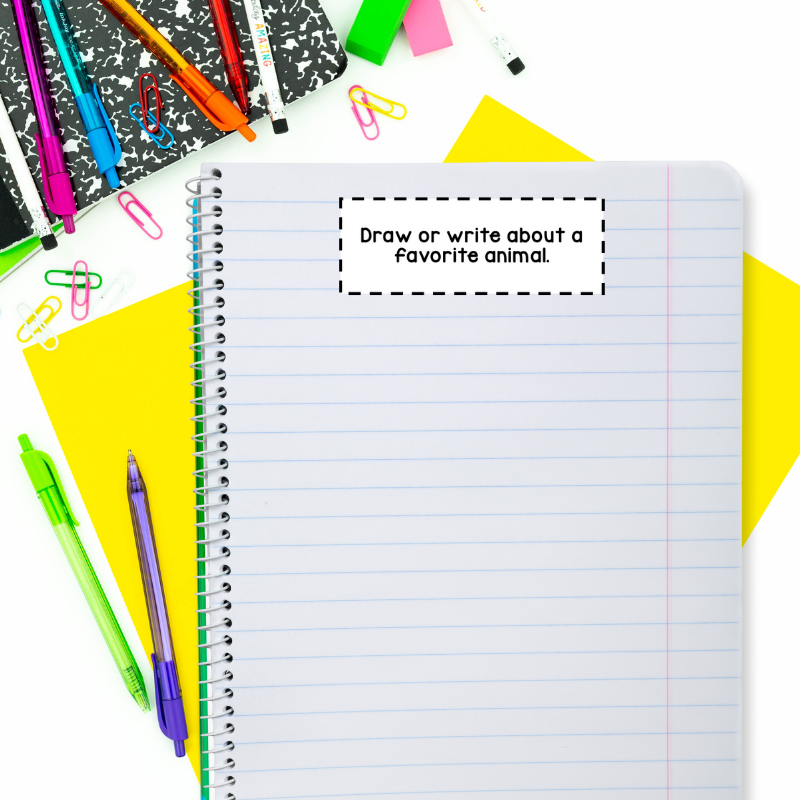 Preschool writing journals can be a great addition to your pre-k classroom! This post is focused on how to get starting using writing journals during your writing workshop time in the preschool classroom! It will show you how to easily set up preschool writing journals, preschool writing journal prompts ideas and more ideas for your writing lessons in preschool!