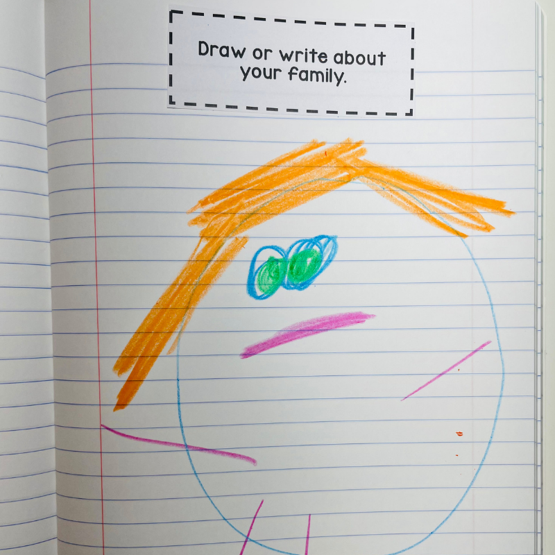 Preschool writing journals can be a great addition to your pre-k classroom! This post is focused on how to get starting using writing journals during your writing workshop time in the preschool classroom! It will show you how to easily set up preschool writing journals, preschool writing journal prompts ideas and more ideas for your writing lessons in preschool!