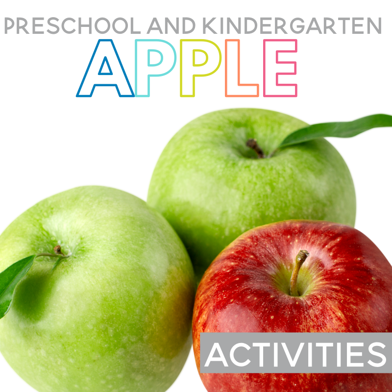 5 Super Simple Preschool Apple Activities