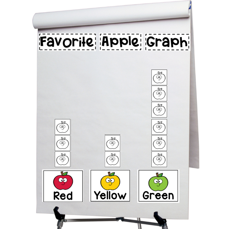 Are you looking for preschool apple activities? These apple unit ideas are just for pre-k, preschool, and Kindergarten students! This post has five easy apple activities including apple science, apple writing, apple tasting, favorite apple graphing, and more ideas to make your preschool apple unit fun and full of learning!