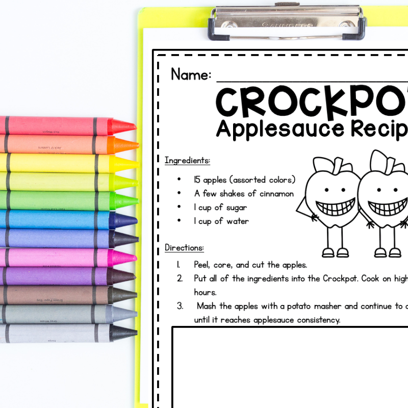 Are you looking for preschool apple activities? These apple unit ideas are just for pre-k, preschool, and Kindergarten students! This post has five easy apple activities including apple science, apple writing, apple tasting, favorite apple graphing, and more ideas to make your preschool apple unit fun and full of learning!
