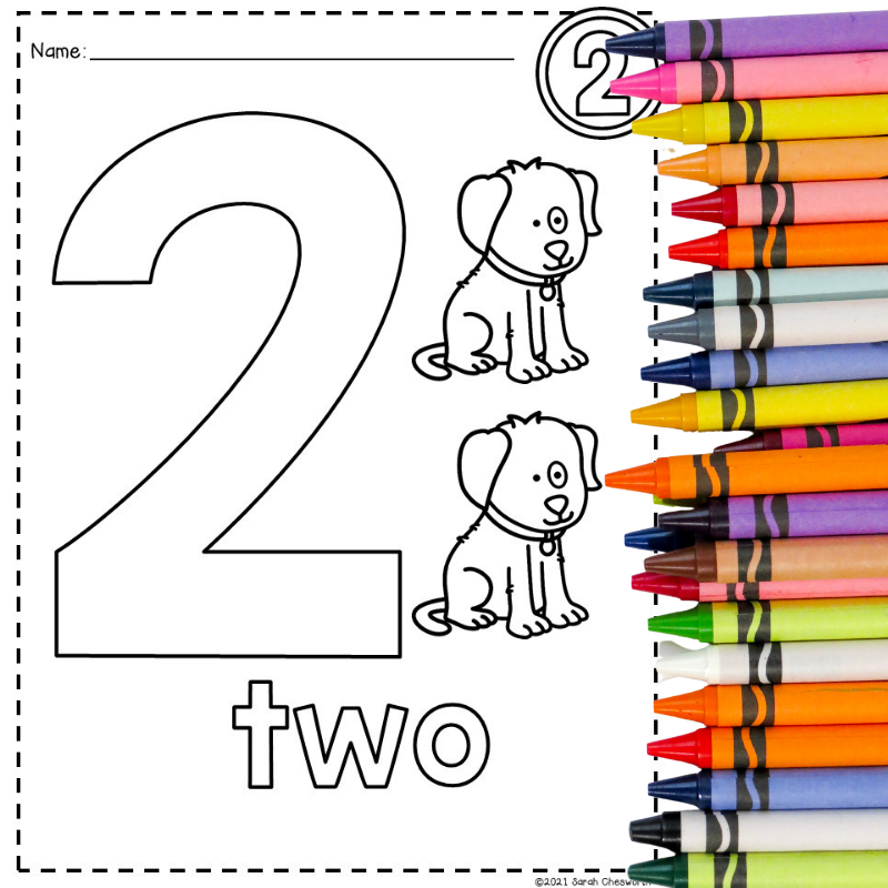 number coloring pages 1 10 worksheets free printable worksheets