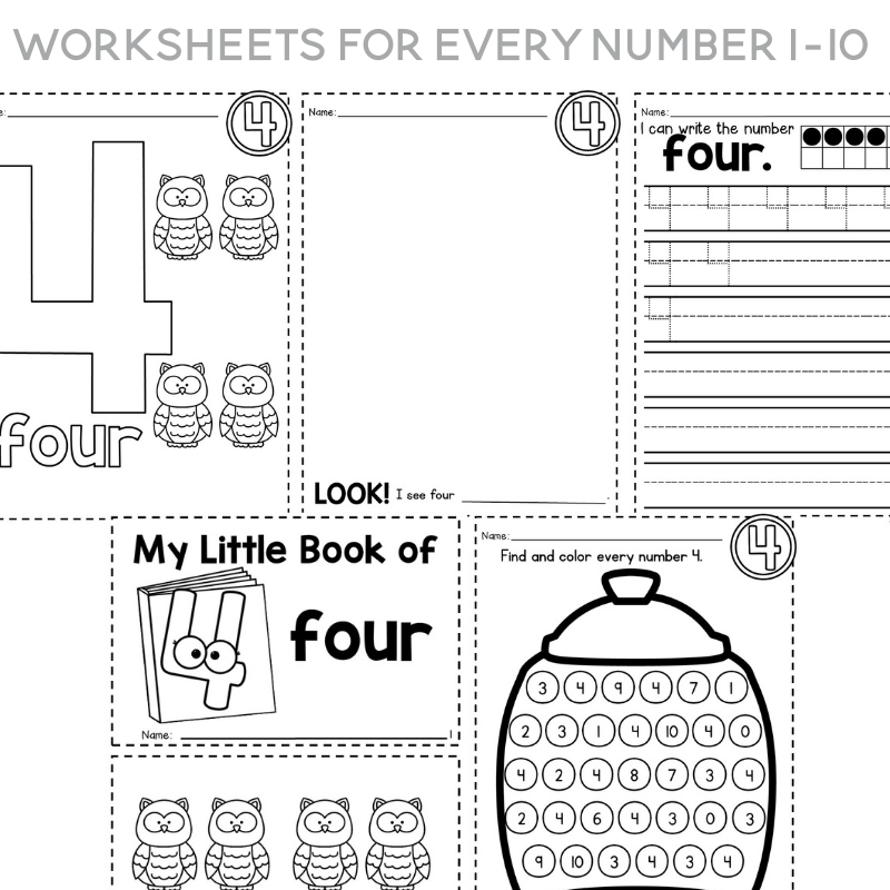 number coloring worksheets for kids sarah chesworth