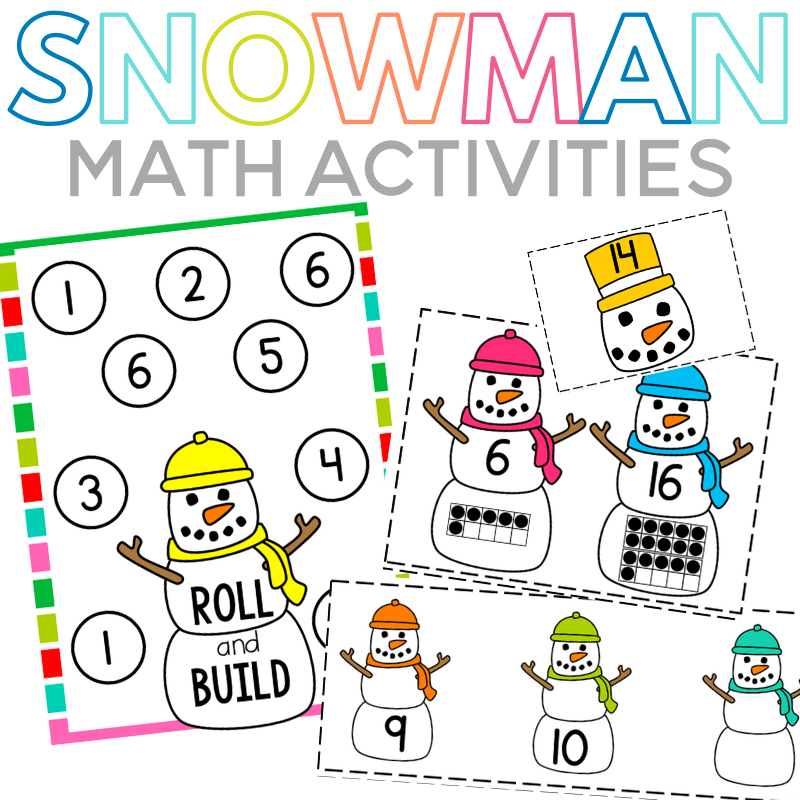 Free Winter Counting To Ten Center Activity - Miss Kindergarten