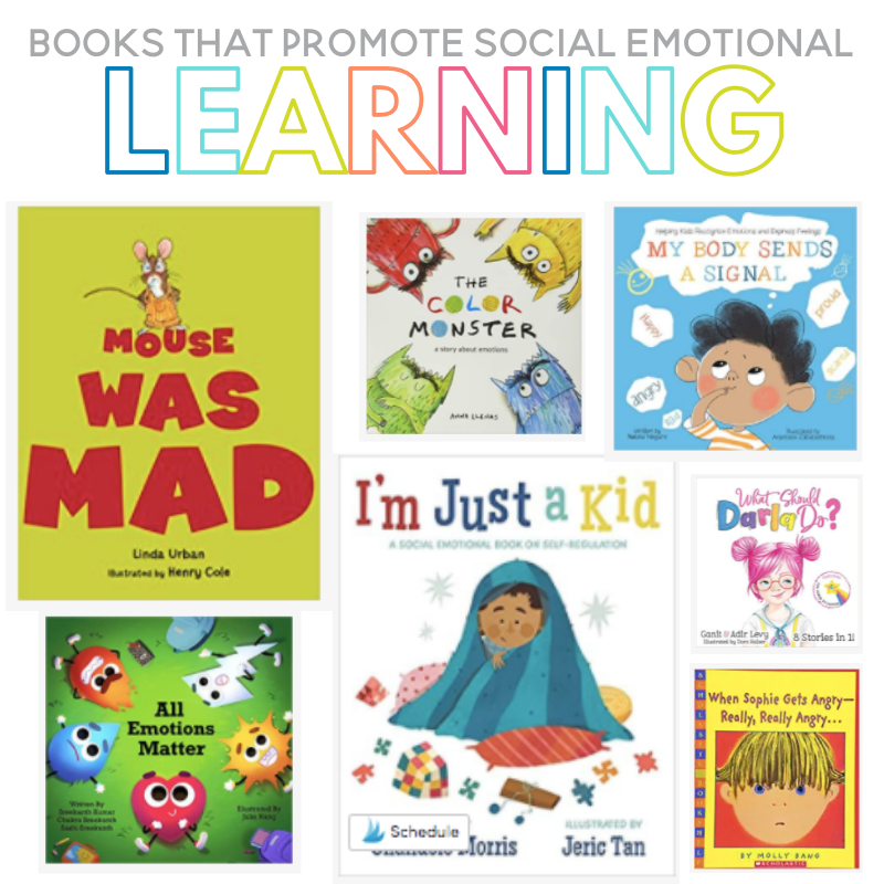 Social-emotional learning plays an important role in child development and in the classroom. This post has some simple activities to promote these skills in the preschool, Kindergarten, and First Grade classroom including a Today I Feel Chart, Journal Writing, and social-emotional learning books.