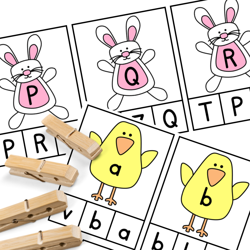 Are you looking for some fun Easter activities that preschool students will enjoy? This post is full of Easter preschool activities that little ones will love! Activities include Easter letter matching, Easter color words, Easter egg graphing, sensory activities, Easter writing, and Easter crafts! These activities are perfect for preschoolers in the classroom or can be used as at-home activities too.