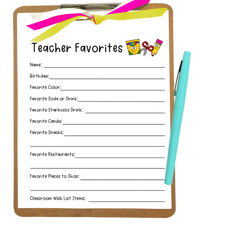 Printable Form For Teachers Printable Forms Free Online