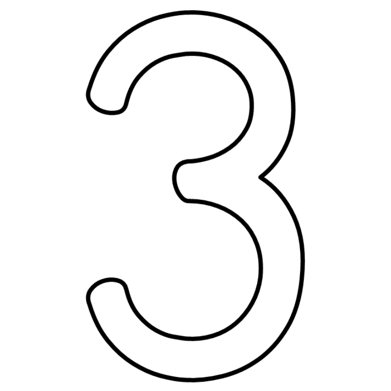 drawing numbers template