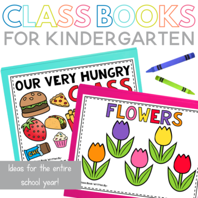 Class books are a wonderful writing activity for preschool and kindergarten students! This post has tons of great class book ideas to use with your students. These class-created books cover the beginning of the year, Halloween, Thanksgiving, and Christmas. Valentine's Day, Easter, and more!