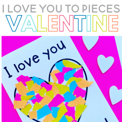 I Love You to Pieces Printable Valentine Card - Sarah Chesworth