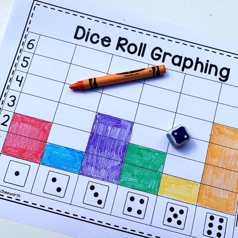 dice graphing activity