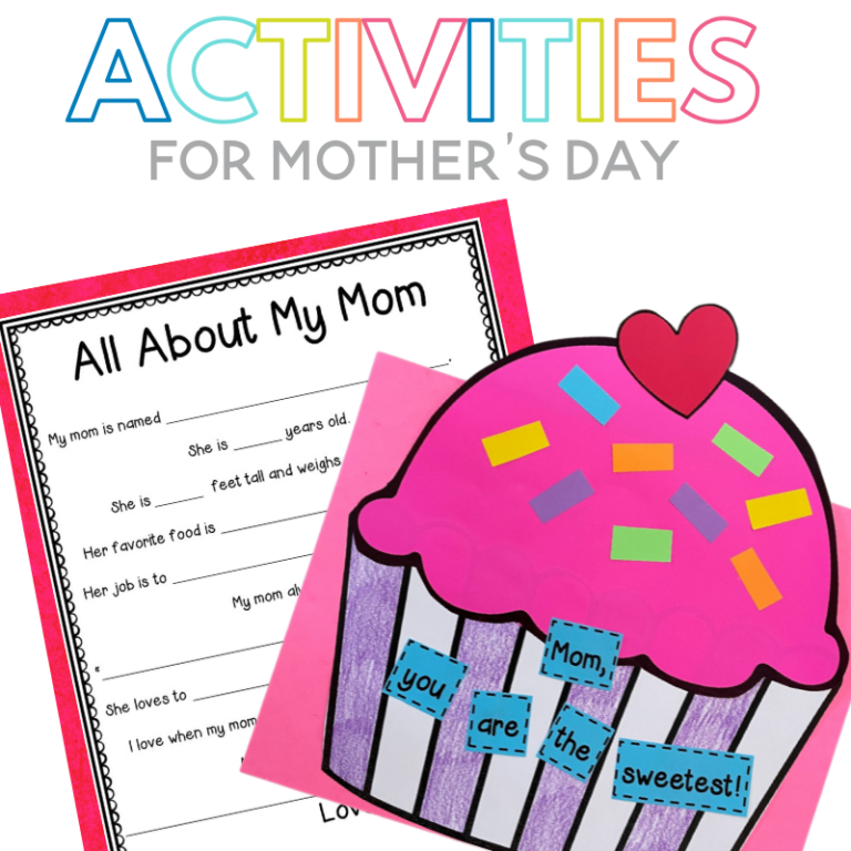 The Sweetest Printable Mother’s Day Activities Sarah Chesworth