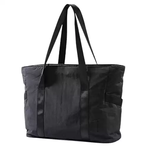 Everything Mary Gray & White Teacher Rolling Tote