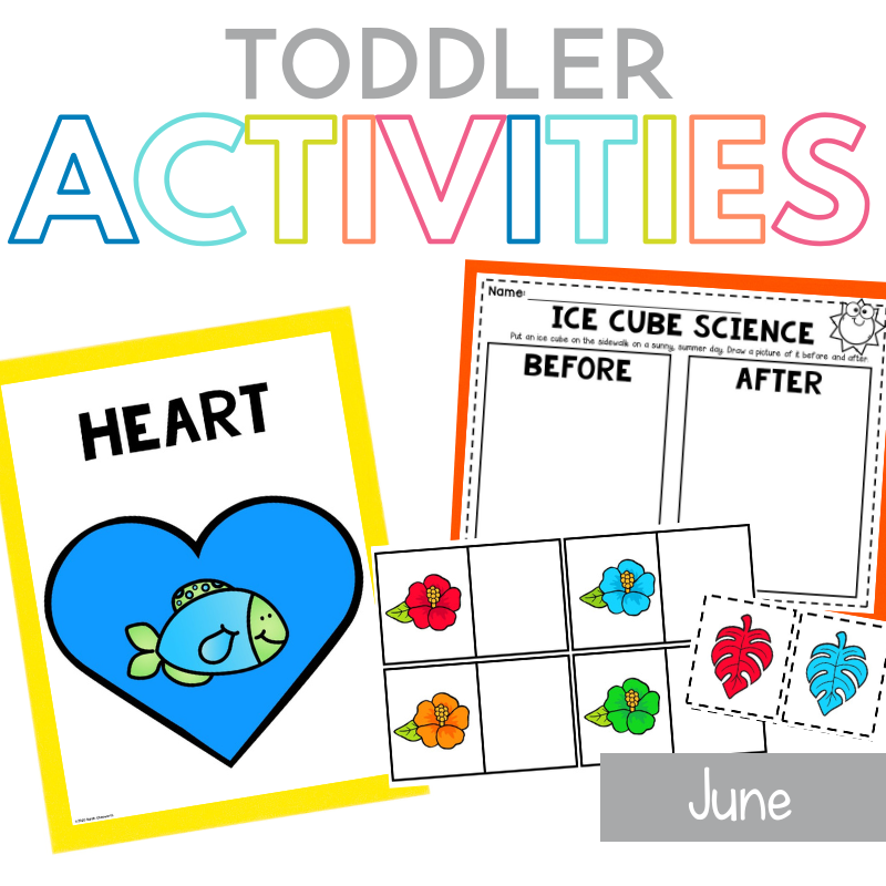 Learning Activities for 1-2 year olds: June 2021 