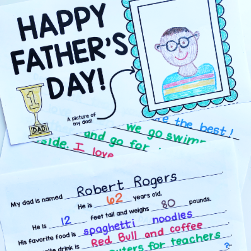 father's day card printable