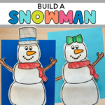 Free Printable Build a Snowman Coloring Page - Sarah Chesworth