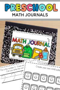 Printable Monthly Preschool Math Journals - Sarah Chesworth