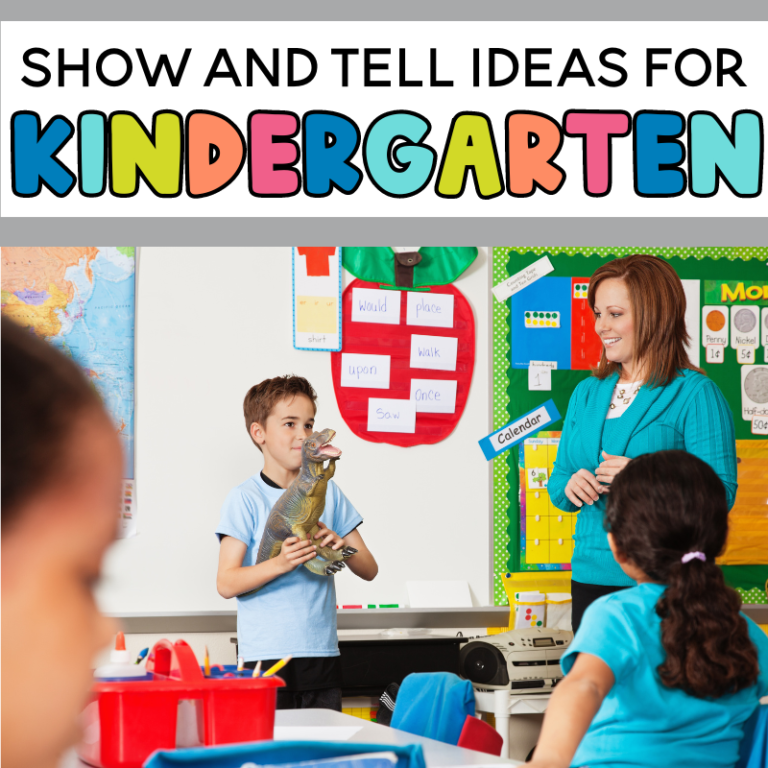 The Best Show and Tell Ideas for Kindergarten Teachers - Sarah Chesworth